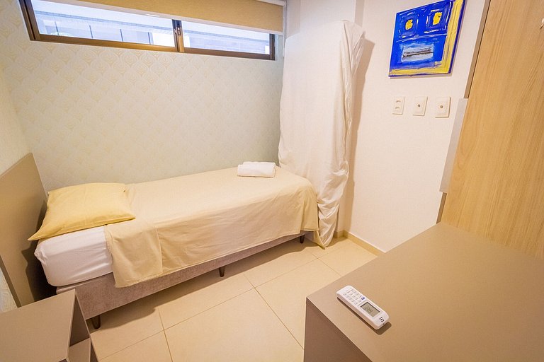 Apartamento c/ Varanda Ambientado e Mobiliado no Eco Summer