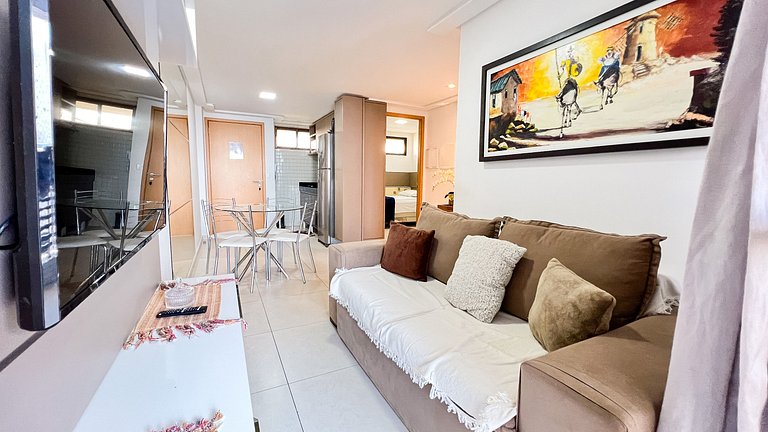 Apartamento de 2 quartos no Eco Summer Tambaú