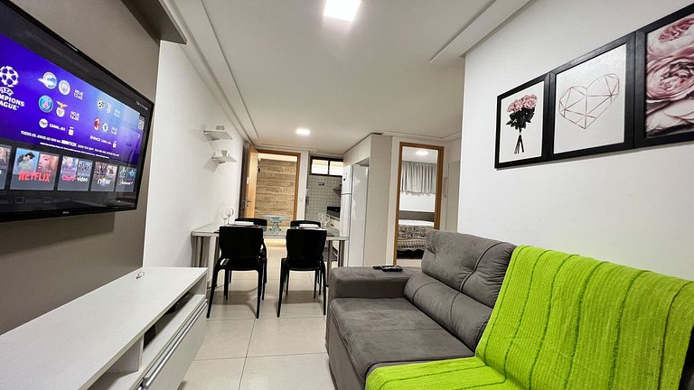 Cobertura de 2 quartos no Eco Summer Tambaú