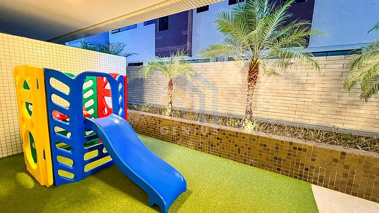 Apartamento c/ Varanda Ambientado e Mobiliado no Eco Summer