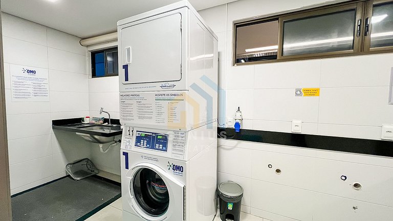 Apartamento c/ Varanda Ambientado e Mobiliado no Eco Summer