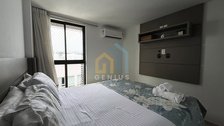 Apartamento de 2 quartos no Eco Summer Tambaú