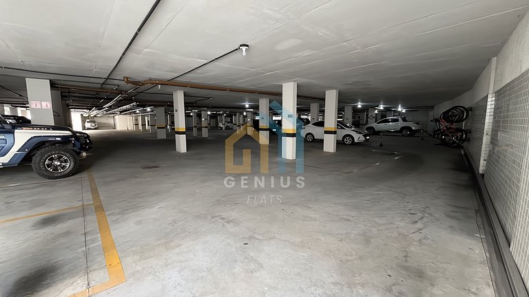 Apartamento c/ Varanda Ambientado e Mobiliado no Eco Summer