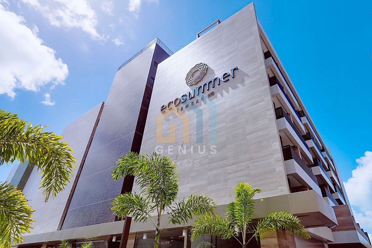 Apartamento de 2 quartos no Eco Summer Tambaú