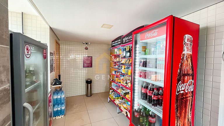 Apartamento c/ Varanda Ambientado e Mobiliado no Eco Summer
