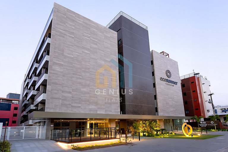 Apartamento de 2 quartos no Eco Summer Tambaú