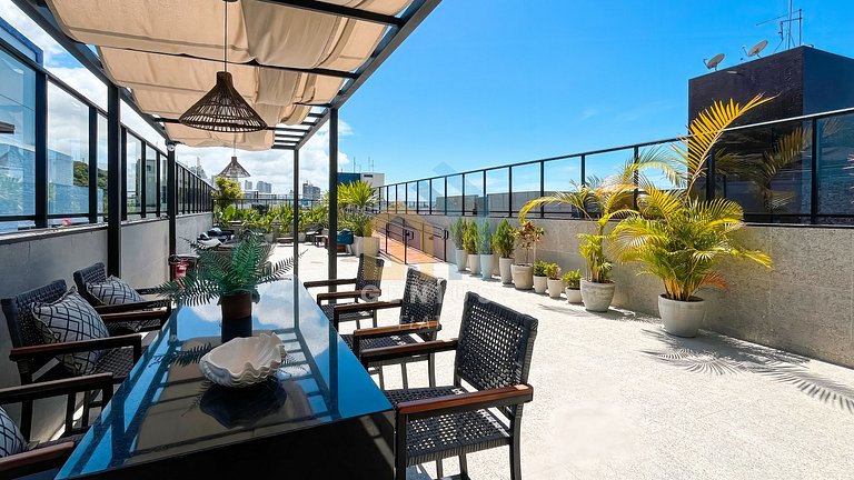 Studio com Vista Mar em Cabo Branco, JP | Genius Flats