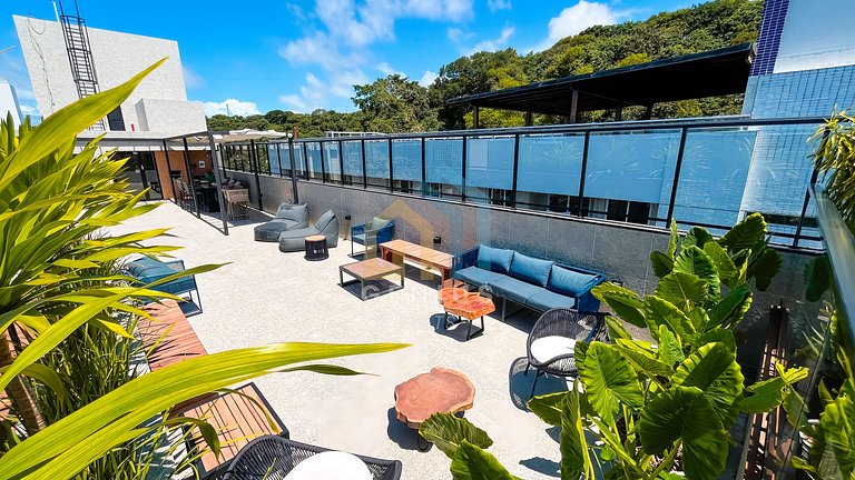 Studio com Vista Mar em Cabo Branco, JP | Genius Flats