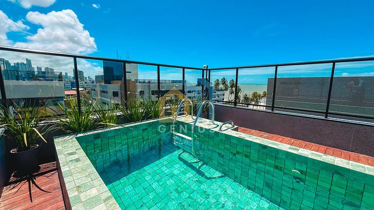 Studio com Vista - Bauten Áurea Cabo Branco #AD02J