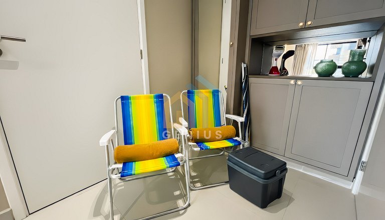 Studio com Vista Mar em Cabo Branco, JP | Genius Flats