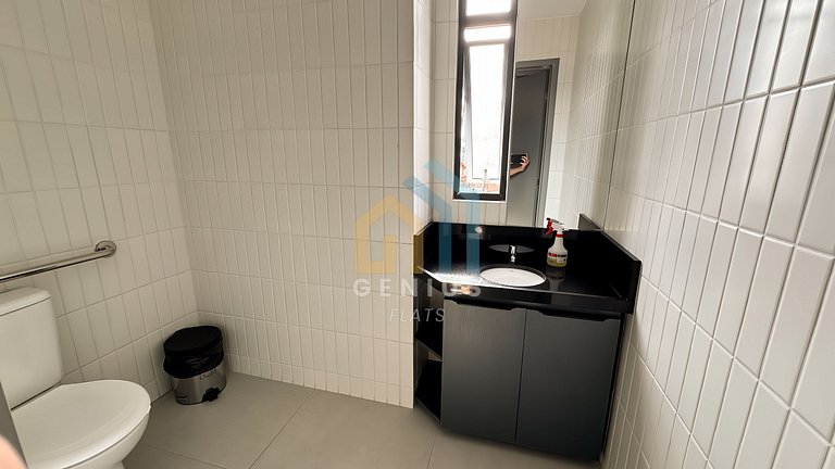 Lindo e Moderno Studio no SOlaz Manaíra #DN02J