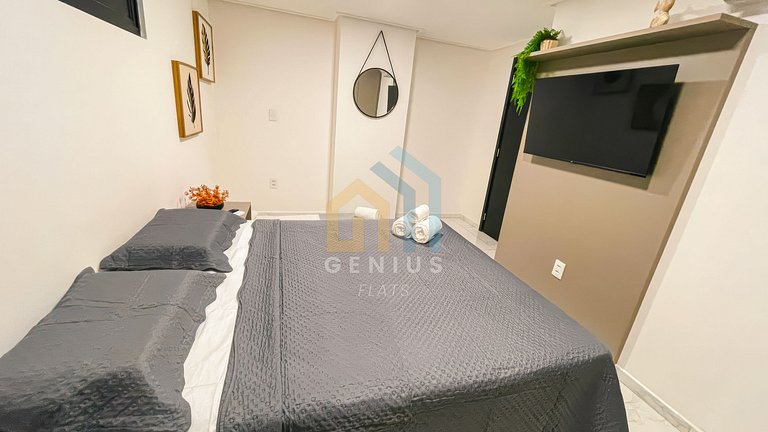 Belíssimo Apto 2 Quartos - Move Tambaú #HS02J