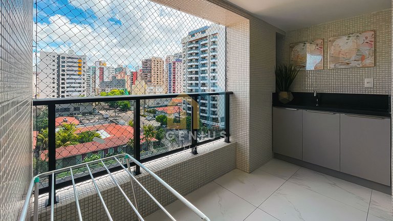 Belíssimo Apto 2 Quartos - Move Tambaú #HS02J