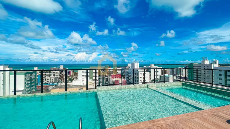 Belíssimo Apto 2 Quartos - Move Tambaú #HS02J