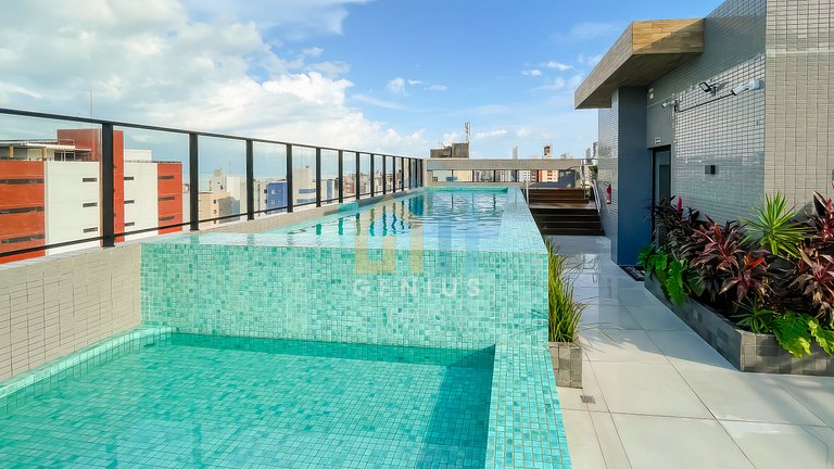 Belíssimo Apto 2 Quartos Unigreen Manaíra #FU02J