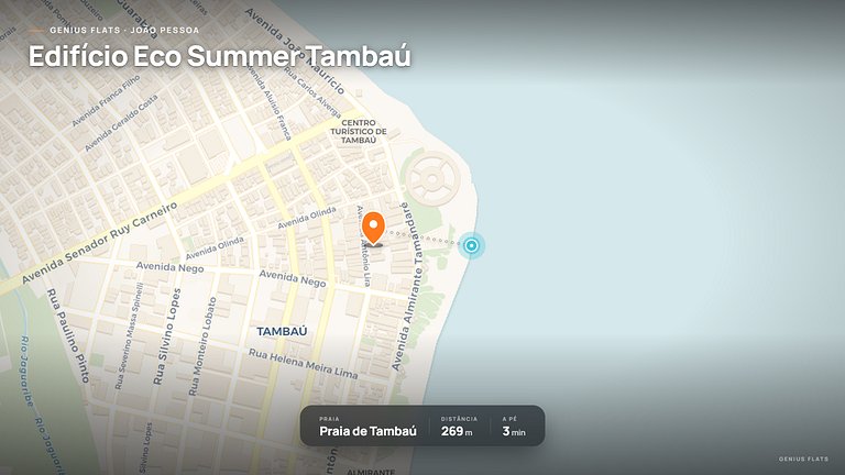 Cobertura de 2 quartos no Eco Summer Tambaú