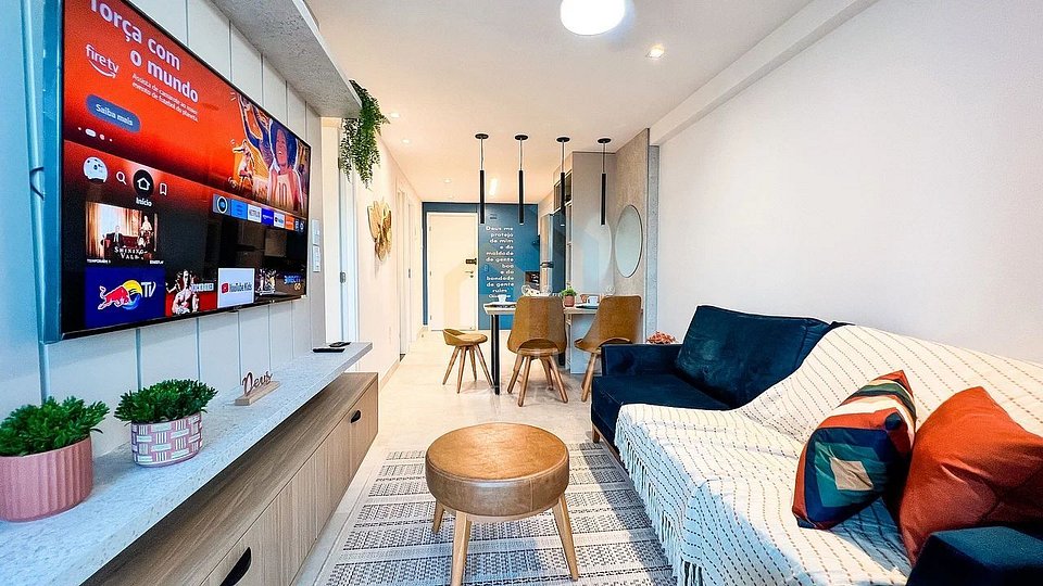 Apartamento selecionado pela curadoria Genius Flats